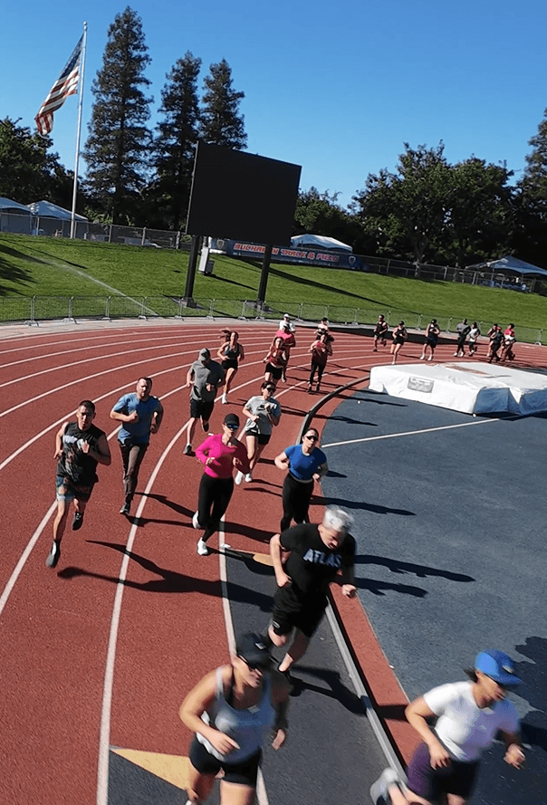The Warrior Fitness community training together