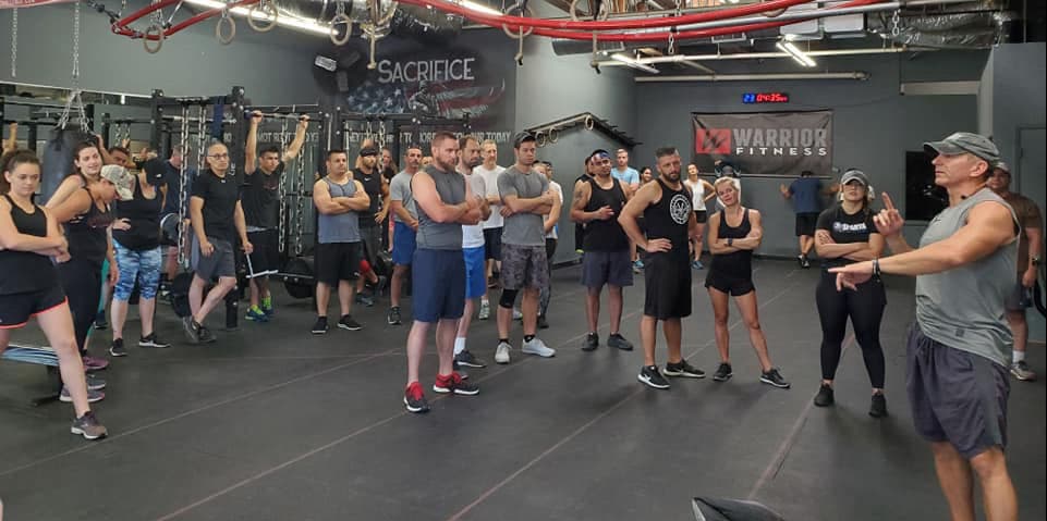 The training floor at Warrior Fitness Fresno